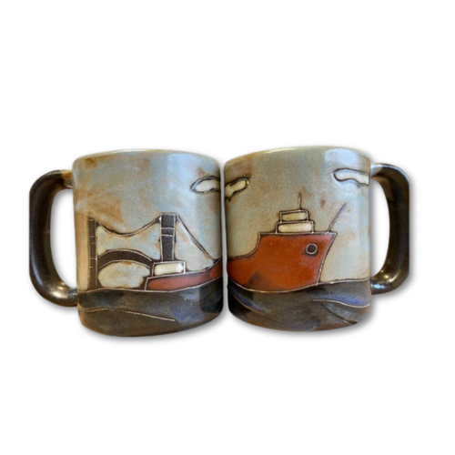 Thousand Foot Freighter Mug by Mara Stoneware