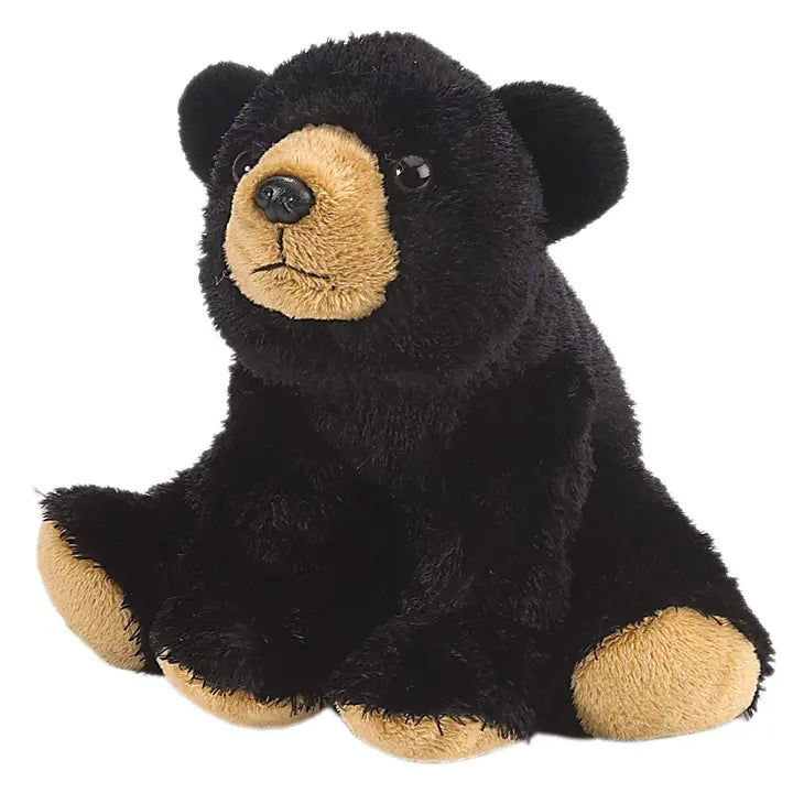 Mini Black Bear Stuffed Animal 8