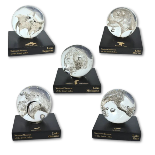 Great Lakes Legacy: Hand-Blown Sandglass Collection
