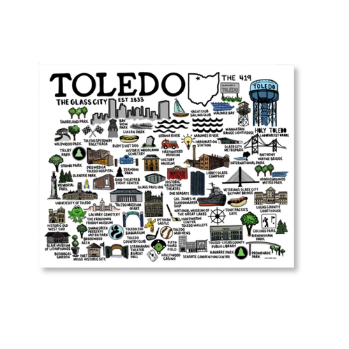 Toledo Ohio Map