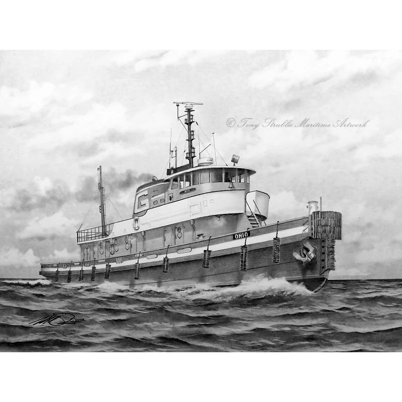 Tug Ohio Print