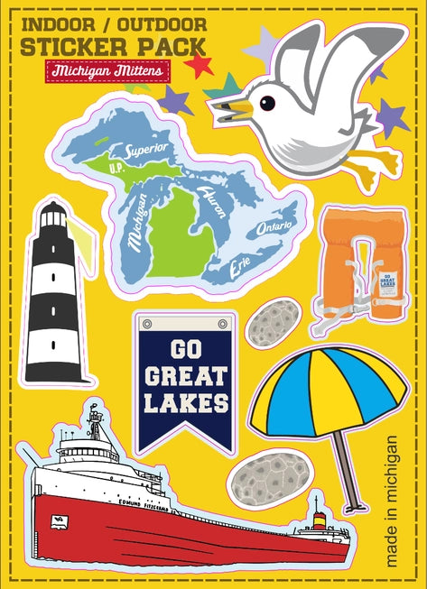 Go Great Lakes Sticker Set