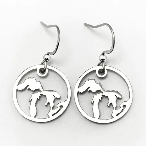Great Lakes Outline Earrings