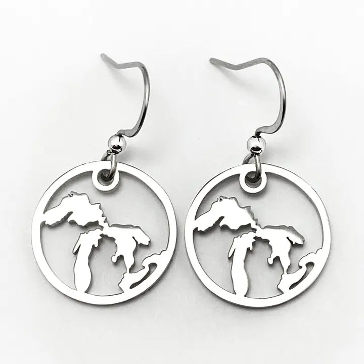 Great Lakes Outline Earrings