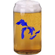 Great Lakes Beer Can Glass