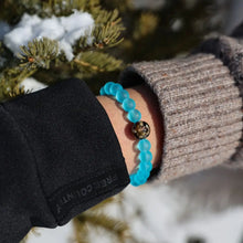 Great Lakes Turquoise Bay Glass Bracelet