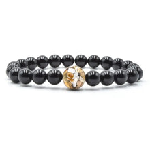 Great Lakes Black Agate Bracelet