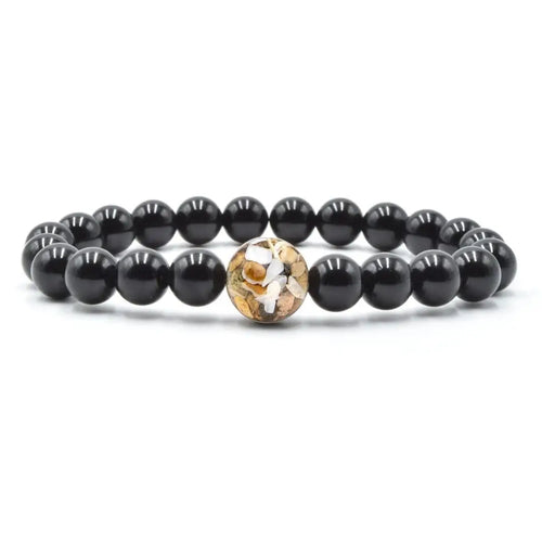Great Lakes Black Agate Bracelet