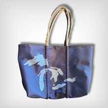 NMGL Custom Sea Bags Tote - Great Lakes on Navy