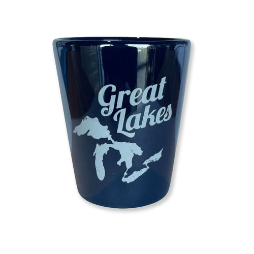 Great Lakes Cobalt Shot Glass