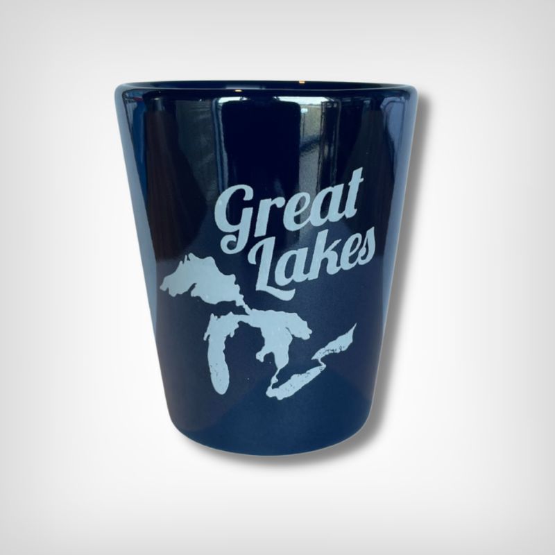 Great Lakes Cobalt Shot Glass