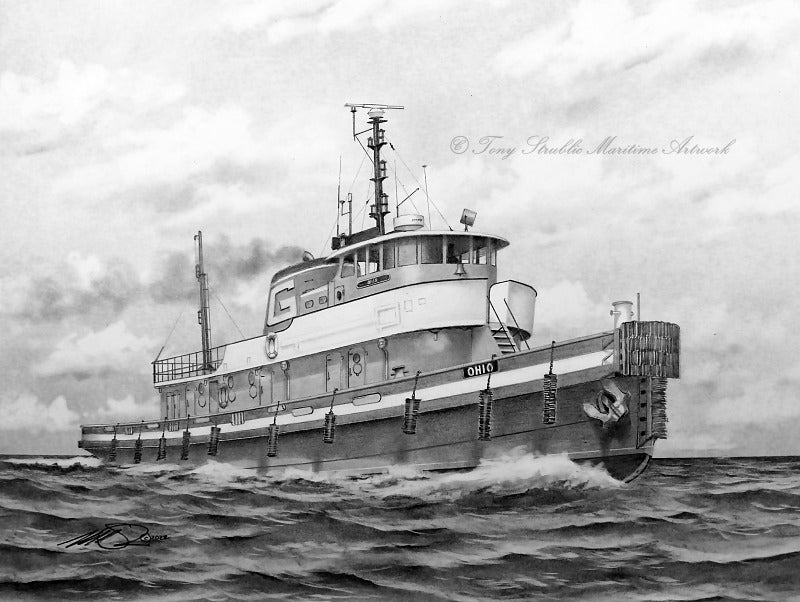 Tug Ohio Print