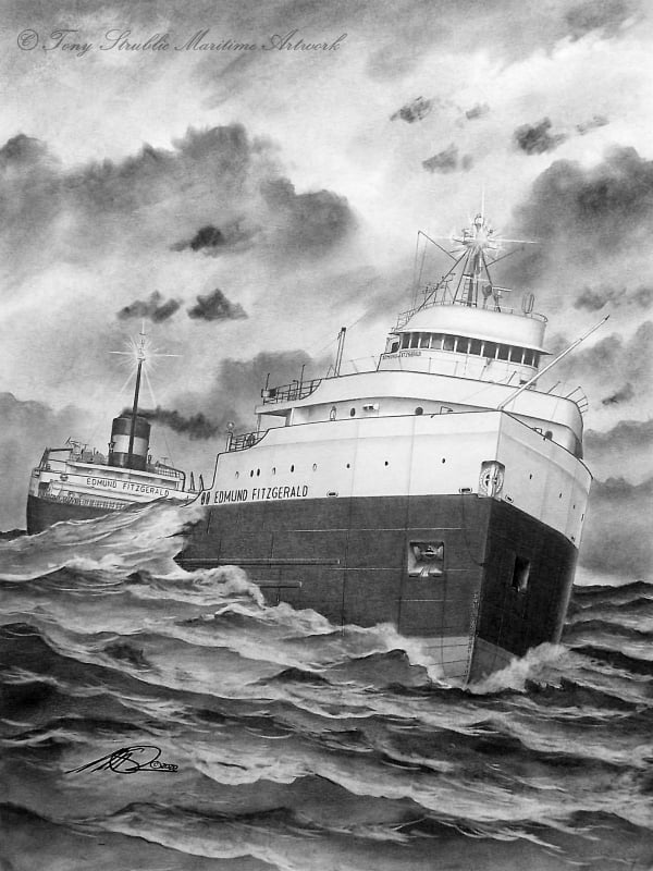 Edmund Fitzgerald Print