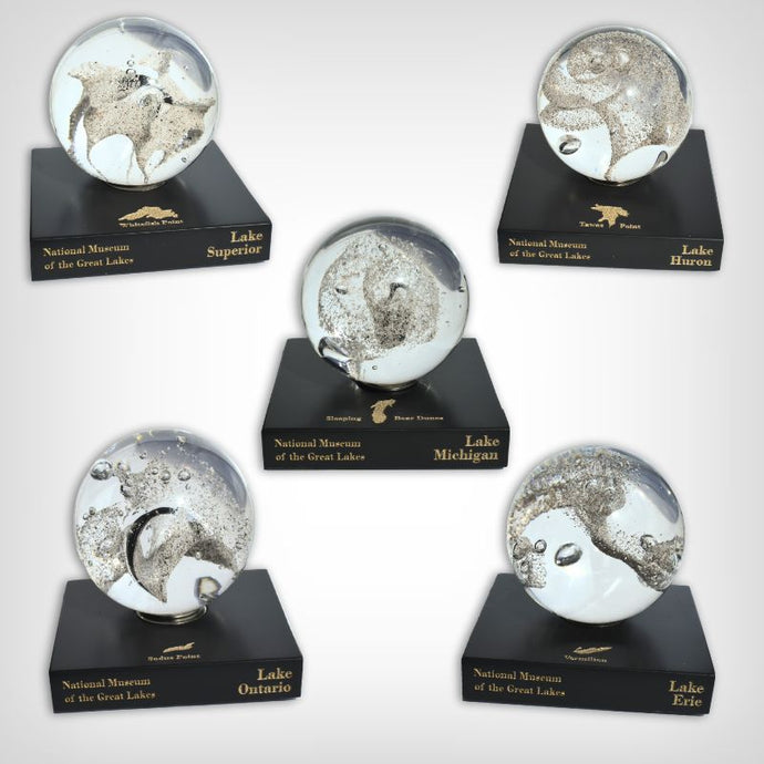 Great Lakes Legacy: Hand-Blown Sandglass Collection