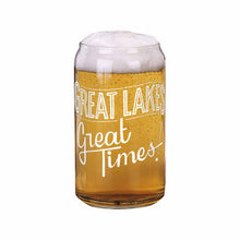Great Lakes Beer Can Glass