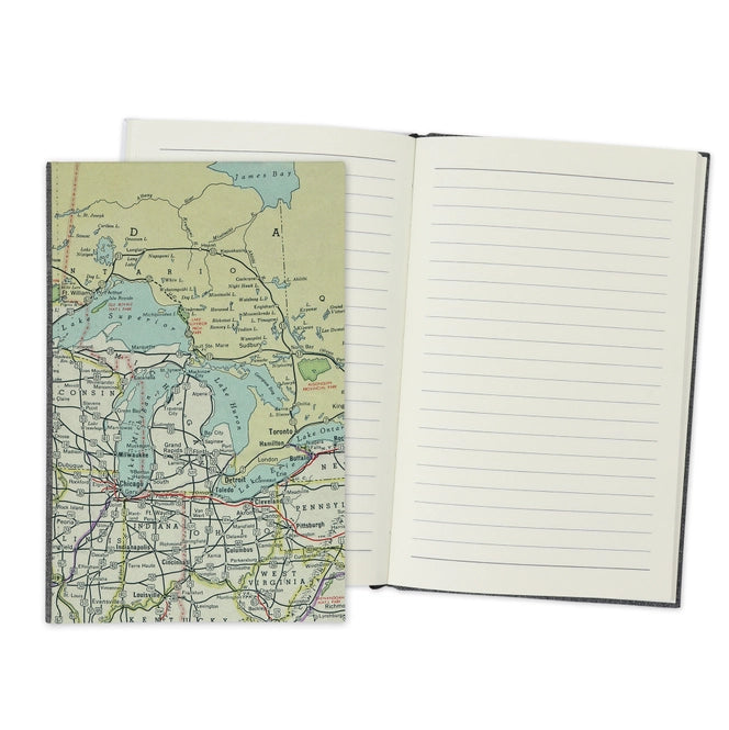 Great Lakes Map Notebook
