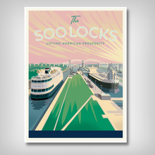 The Soo Locks Commemorative Posters