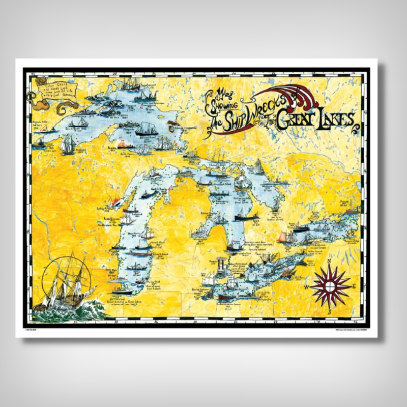 Great Lakes Map Posters – National Museum of the Great Lakes