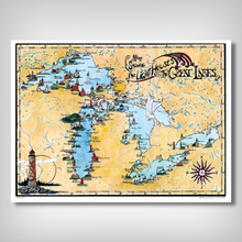 Great Lakes Map Posters
