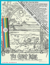 Minne-Mural Coloring Art Posters