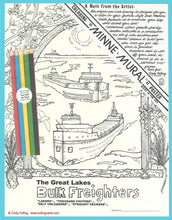 Minne-Mural Coloring Art Posters