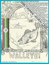 Minne-Mural Coloring Art Posters