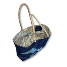 NMGL Custom Sea Bags Tote - Great Lakes on Navy