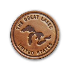 Leather Great Lakes Coasters