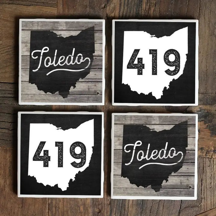 Toledo Ohio Coasters (Set of 4)