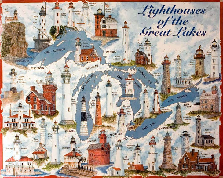 Lighthouses of the Great Lakes Puzzle