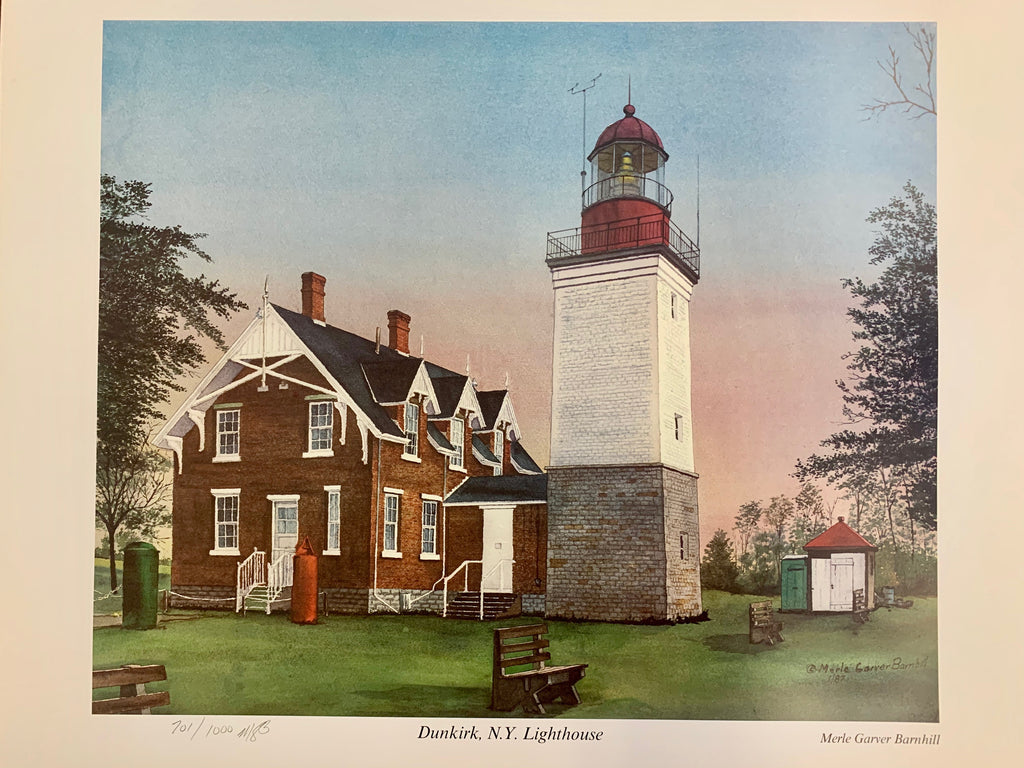 Merle Garver Barnhill Watercolor Lighthouse Prints - Signed and Number ...